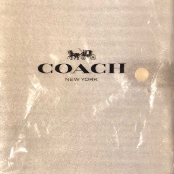 Coach Brown Signature Leather Canvas Notebook - Picture 6 of 6